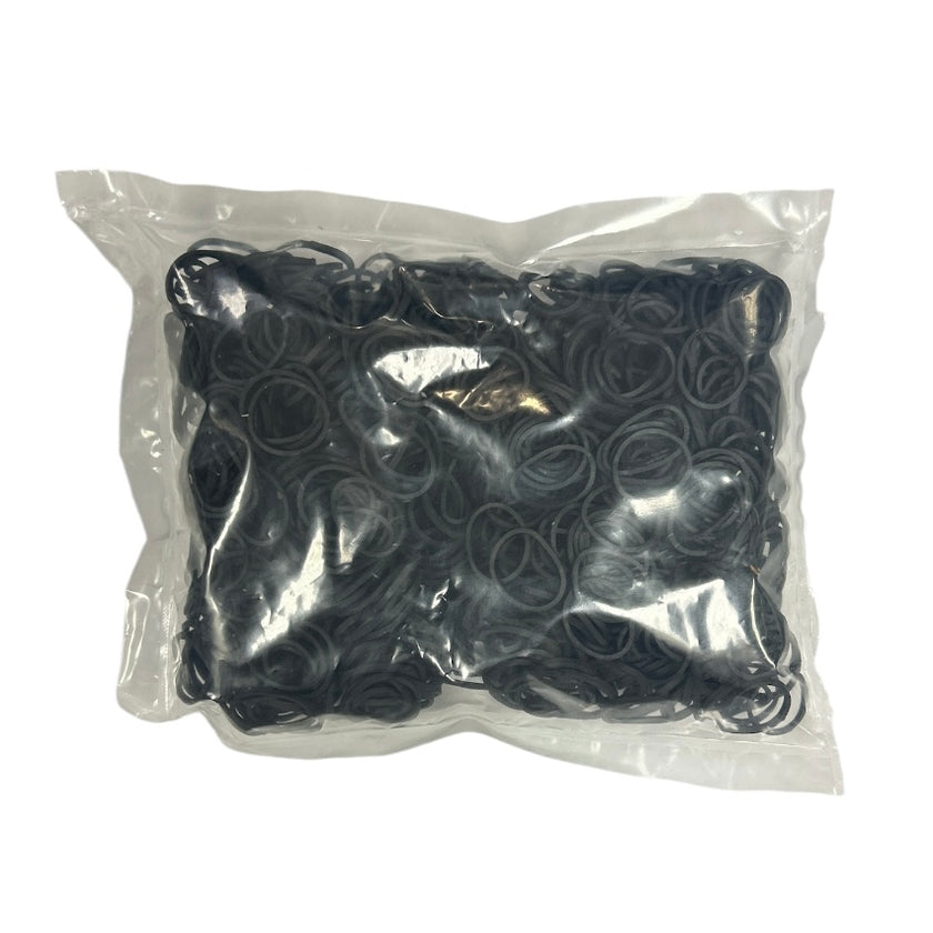 KHS-E Black Rubber Braiding bands