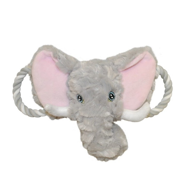 Jolly Pets Tug-a-Mals - Rope Handles elephant
