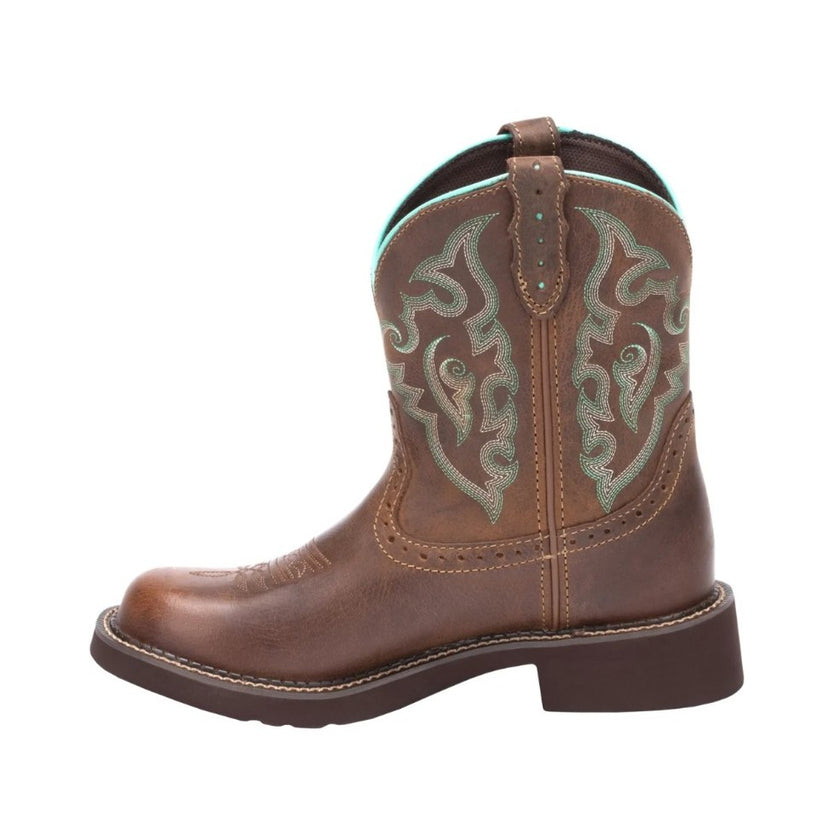 Justin Women's Gemma Round Toe Western Boot front view