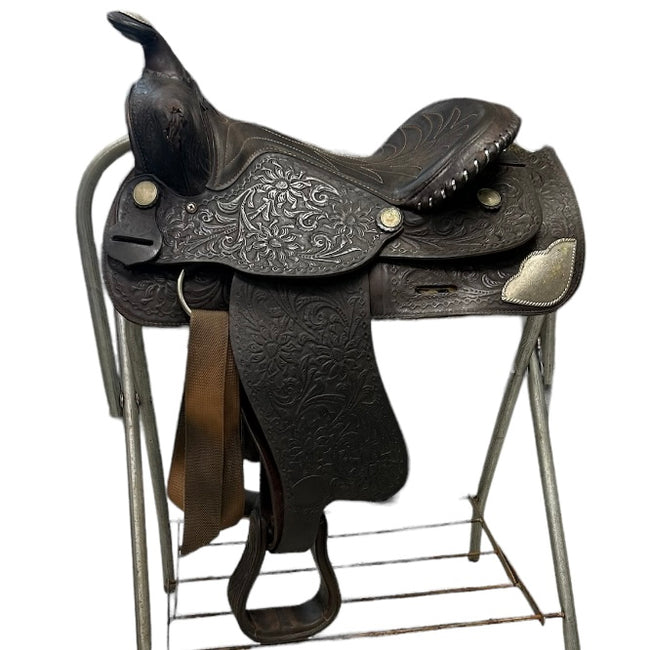 KHS-C 15 INCH American Saddlery Trail Saddle SIDE VIEW