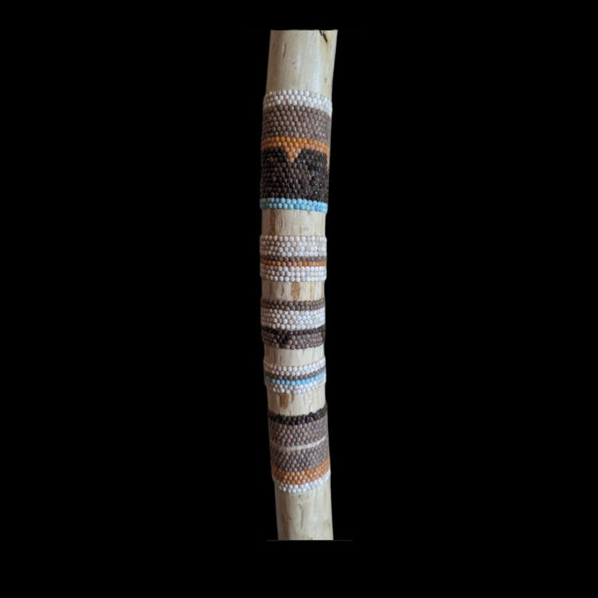 KHS-C Clint Eastwood Handmade Walking Cane with bead pattern