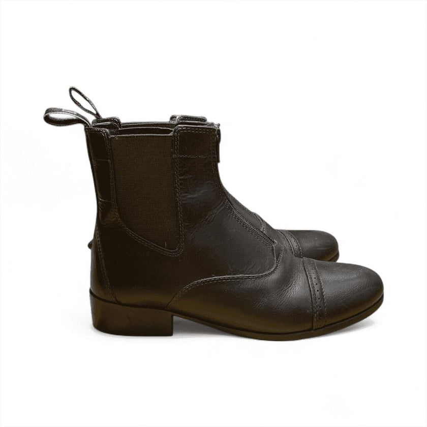 KHS EXCHANGE Size 10 Ariat paddock boots - Pair of brown leather ankle boots