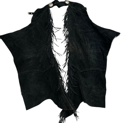 KHS-E 14 Suede Full Chaps with Fringe