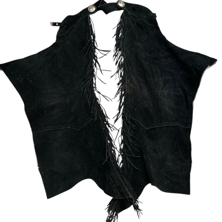 KHS-E 14 Suede Full Chaps with Fringe