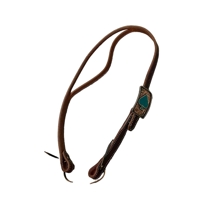 KHS-E Ace of Spades One Ear Headstall