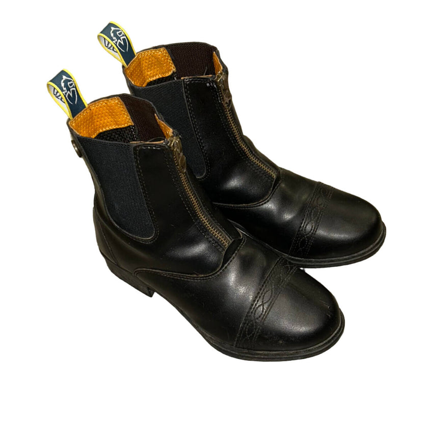 KHS-E Adult Size 5 Moretta Paddock Boots in black