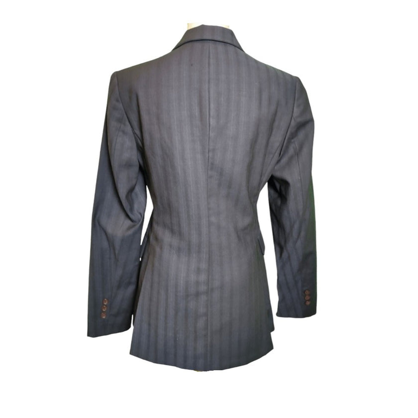 KHS-E Ariat® Hunter Show Jacket back, size 12, navy with stripe 