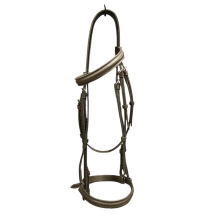 KHS-E Brown Snaffle Bridle