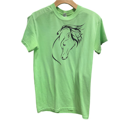 KHS-E Green Horse T-Shirt in size Small