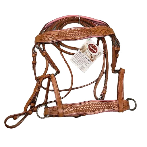 KHS-E KayfCrafts Side Pull Bitless Bridles Brown leather