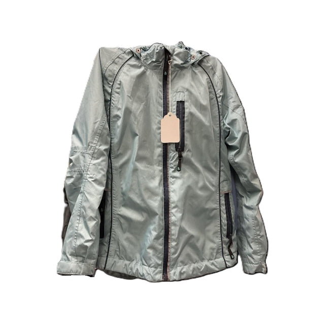 KHS-E Kids M Riding Sport Nova Tech Jacket - Light gray jacket with a tag 