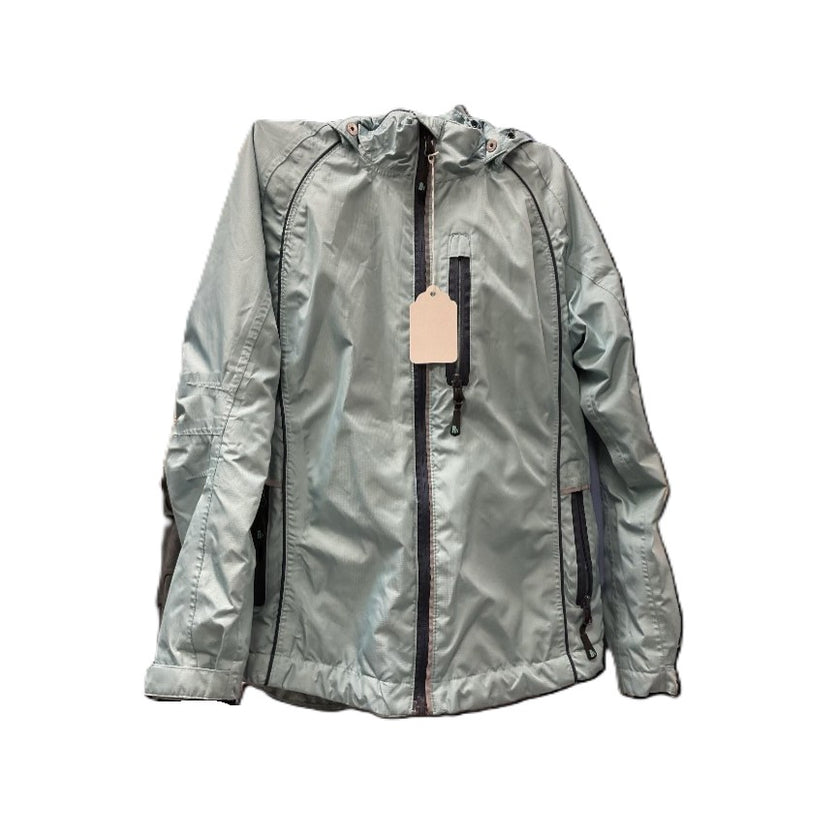 KHS-E Kids M Riding Sport Nova Tech Jacket - Light gray jacket with a tag 