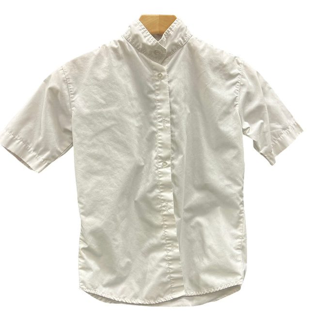 KHS-E Kids TuffRider Show Shirt (size 12) short sleeve in white