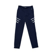 KHS-E M Piper Full Seat Tights - Navy blue with white stripes on a white background