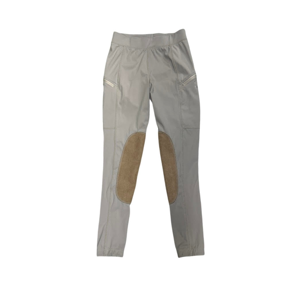 KHS-E Med Kids Willit Tight - beige riding pants with knee patches