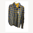 Blue and yellow plaid shirt - KHS-E Men's Cinch Button Up Medium