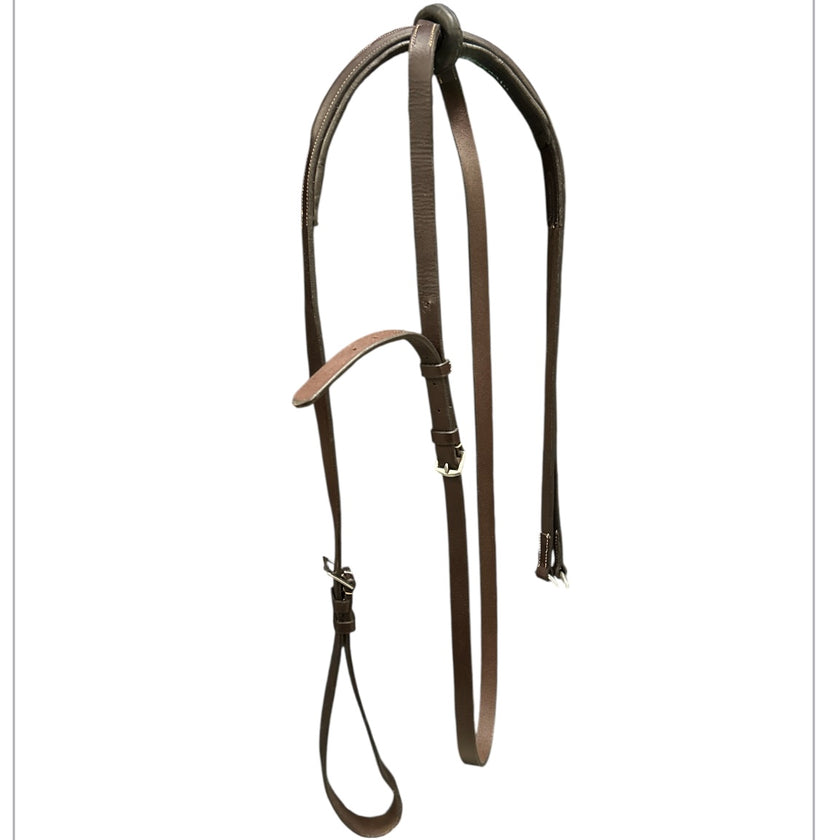 KHS-E Brown leather Padded Running Martingale