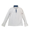 KHS-E Riding Sport™ Children's white show shirt (size L) with colored
pattern in collar and cuffs.