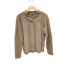 KHS-E S Riding Sport Sweater - Brown long-sleeve shirt on a hanger against a white background