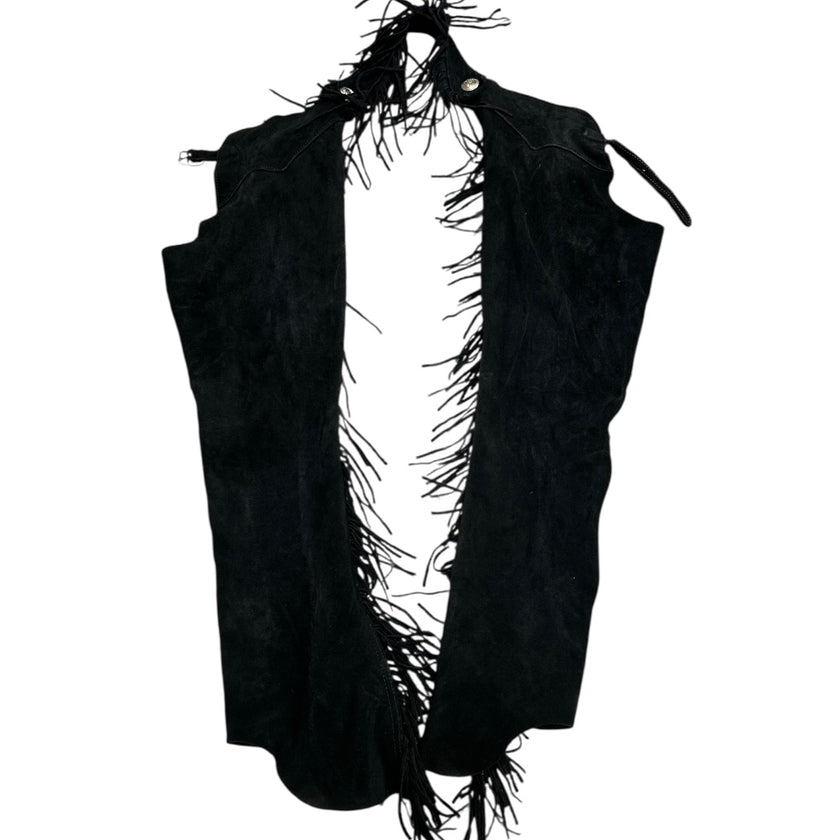 KHS-E Suede Full Chaps with Fringe
