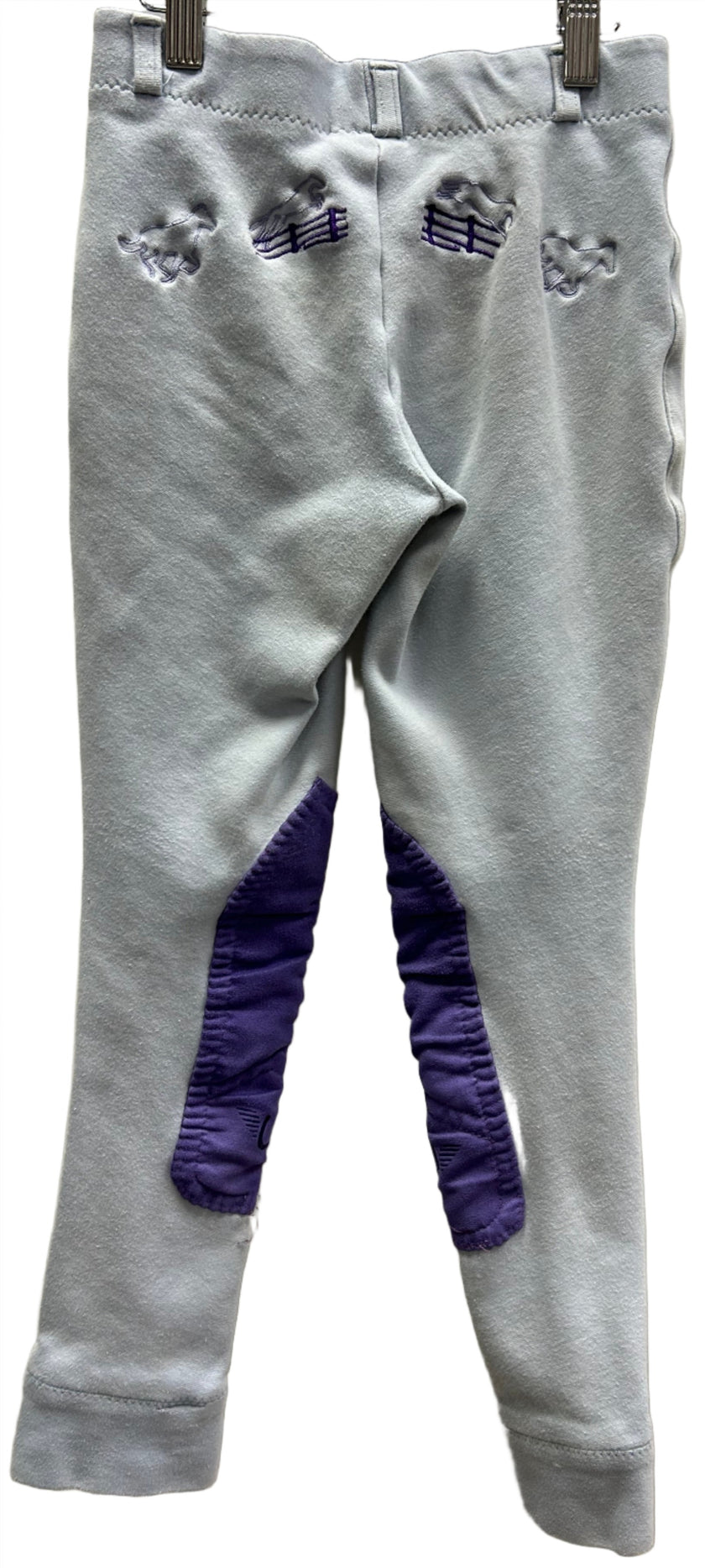 KHS-E TuffRider® Jodhpurs  Blue knee patch size 10 back side