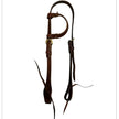 KHS-E Western Headstall in dark brown 
