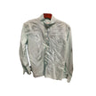 KHS-E Womens Marigold Blue long sleeve Show Shirt Size 14