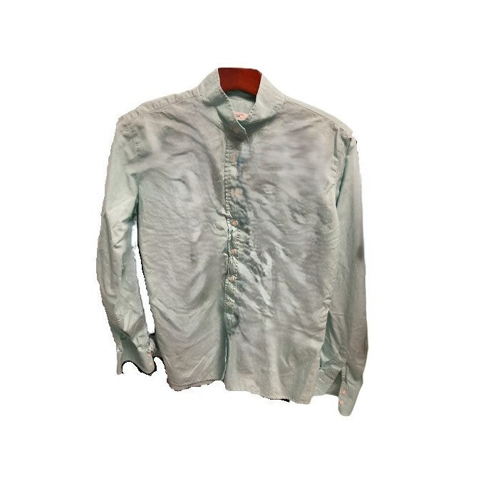 KHS-E Womens Marigold Blue long sleeve Show Shirt Size 14