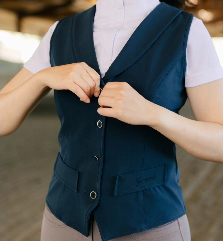 KHS-E XL Joyce Riding Vest in navy blue