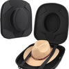 KHS CONSIGNMENT Large Black Cowboy Hat Box View Open hat not included - for example only