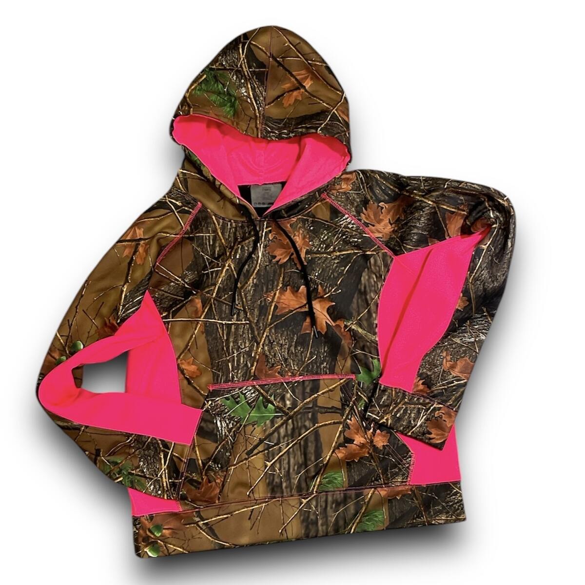 KHS EXCHANGE Woman's Trailcrest Pink and Mossy Oak Sweatshirt - Large