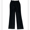 full length black western show pant