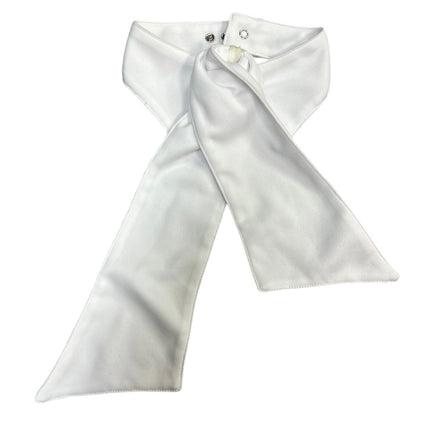 white stock tie