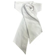 white stock tie