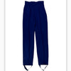 royal blue straight leg show pant