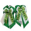 KHS Horse Show Bows Green Mittens Style