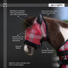 Mini Fly Mask With Fleece Trim and Ears
