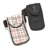 Kelley and Company - Extra Large Cell Phone Case, Magnetic showing plaid and black colors