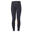 Kerrits Kid's Stretch Denim Knee Patch Riding Breech Denim Front view