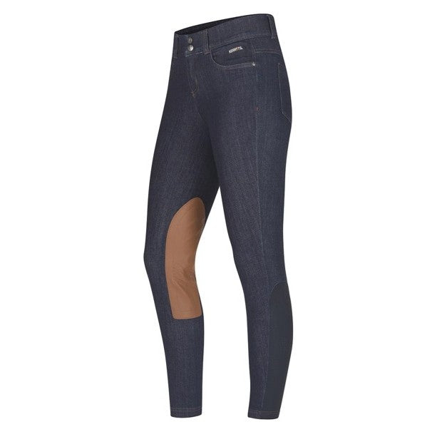 Kerrits Stretch Denim Knee Patch Riding Breech Denim