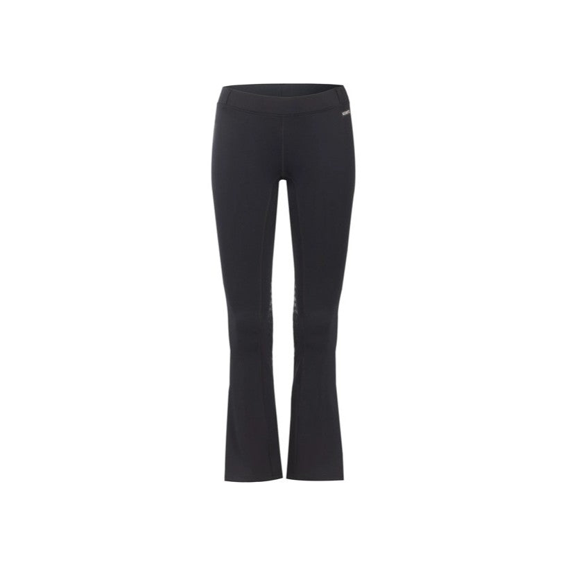 Kids Coolcore® Knee Patch Bootcut Riding Pant black front