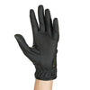 Lettia Children's Chelsea Glove black shows one palm side on model