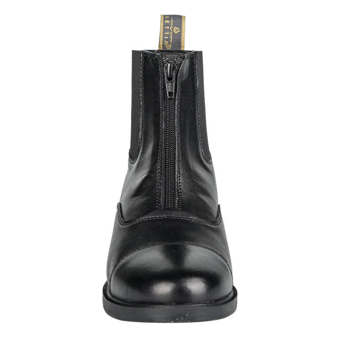 Black Léttia® Ladies Zip Paddock Boots