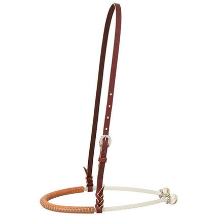 Leather Covered Rope Noseband single rope