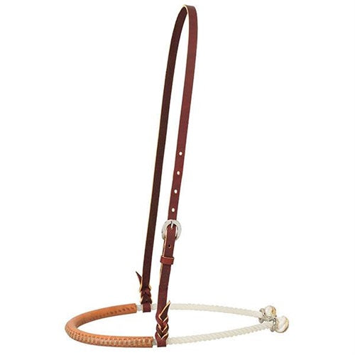 Leather Covered Rope Noseband single rope