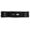 Léttia® CoolMAX® Dressage Girth - Black - laid horizontal.