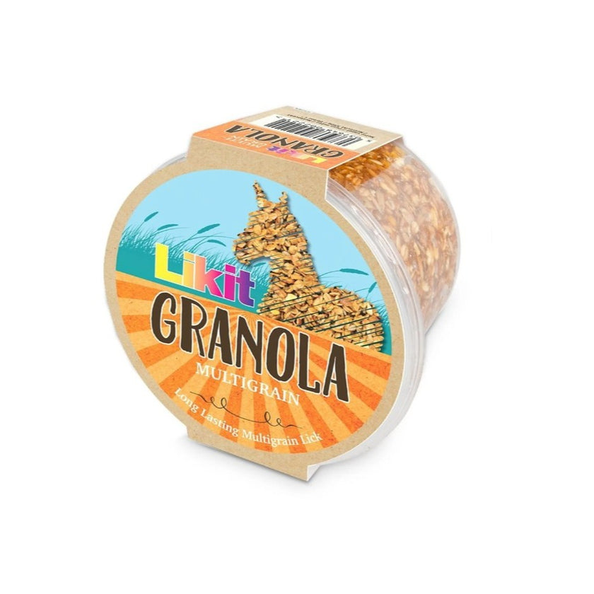 Likit Granola Refill original multigrain in orange and clear packaging.