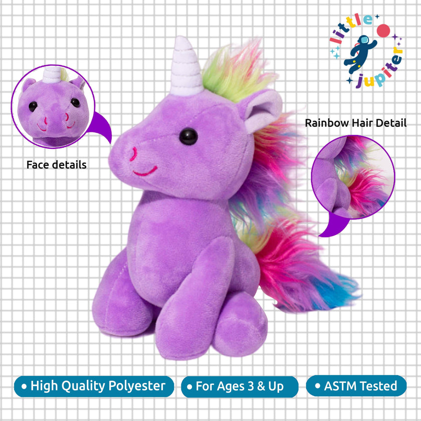 Little Jupiter Plush Unicorn Stuffed Animal showing details