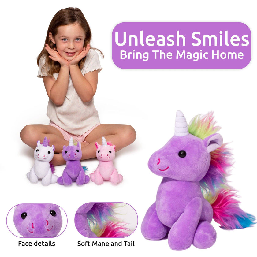Little Jupiter Plush Unicorn Stuffed Animal unleashes smiles