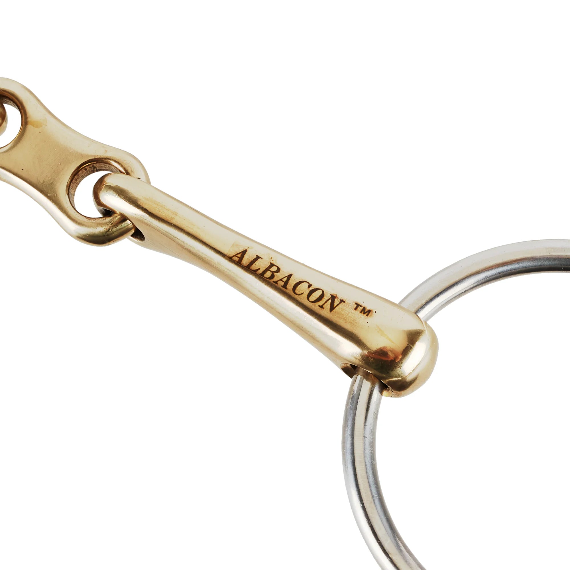 Metalab 5.25 Loose Ring French Link Snaffle Bit